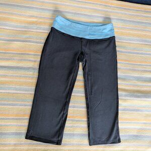 Gap Body Y2K Teal-banded Yoga Cropped Pants Size Small